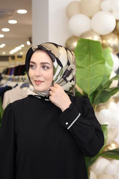 Kuşaklı Gofre Elbise  Siyah